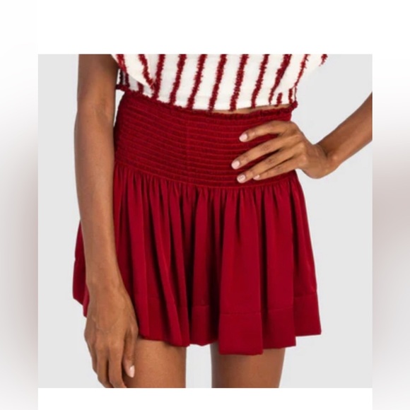 KOCH - Erica Skirt - Cherry Red - NEW WITH TAGS Medium